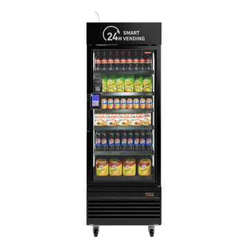 HAHA AI Vending Pro 542 | キャッシュレス - 378本のボトルを収納できる24時間年中無休のGrab &amp; Go Vending 